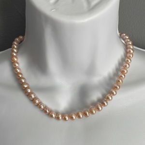cute women artificial pearl necklace and bracelet